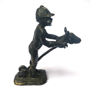 Astrid Veldhuyzen-Koppen - Jongen met zijn Stokpaard kopen? Bied vanaf 1!