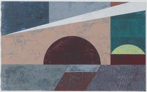 Henri Plaat - Gouache, Geometrisch-abstracte - Ingelijst kopen? Bied vanaf 100!