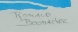 Ronald Boonacker - Zeefdruk, Aruba -Ingelijst (Groot) kopen? Bied vanaf 80!