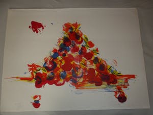 Ger Lataster - Mooie kleurenlitho. Zonder Titel kopen? Bied vanaf 40!