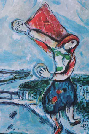 Marc Chagall - Geliefden op de daken van Parijs, gesigneerde LITHOGRAAF, 500 exemplaren kopen? Bied vanaf 100!