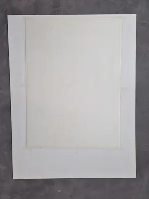 Jan Mensinga - unieke jaren 80 proefdruk monochrome lithografie "man met haan" kopen? Bied vanaf 35!