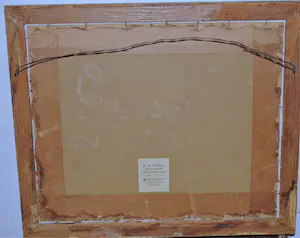 Otto Eerelman - St Bernard met jongen - kleurenlitho 1916 - fraai ingelijst kopen? Bied vanaf 45!