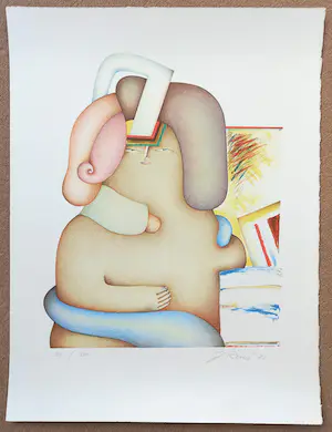 Jörg Remé - Figuur, litho kopen? Bied vanaf 50!