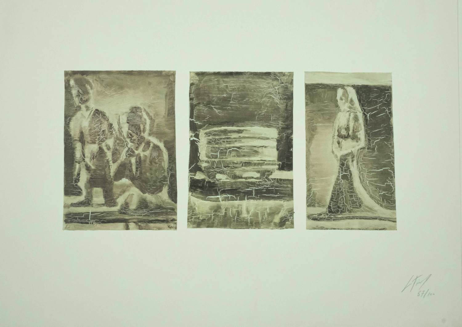 Luc Tuymans - Untitled (Tryptich) - 2001 kopen? Bied vanaf 1995!