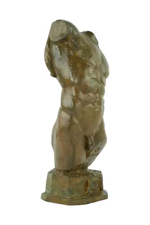 Pierre Chenet - Bronzen beeld van mannen torso - 7 kg kopen? Bied vanaf 369!