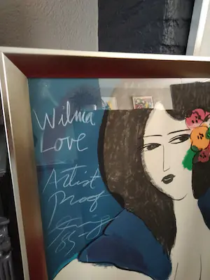 Walasse Ting - Wilma love (zeer zeldzaam) kopen? Bied vanaf 1495!