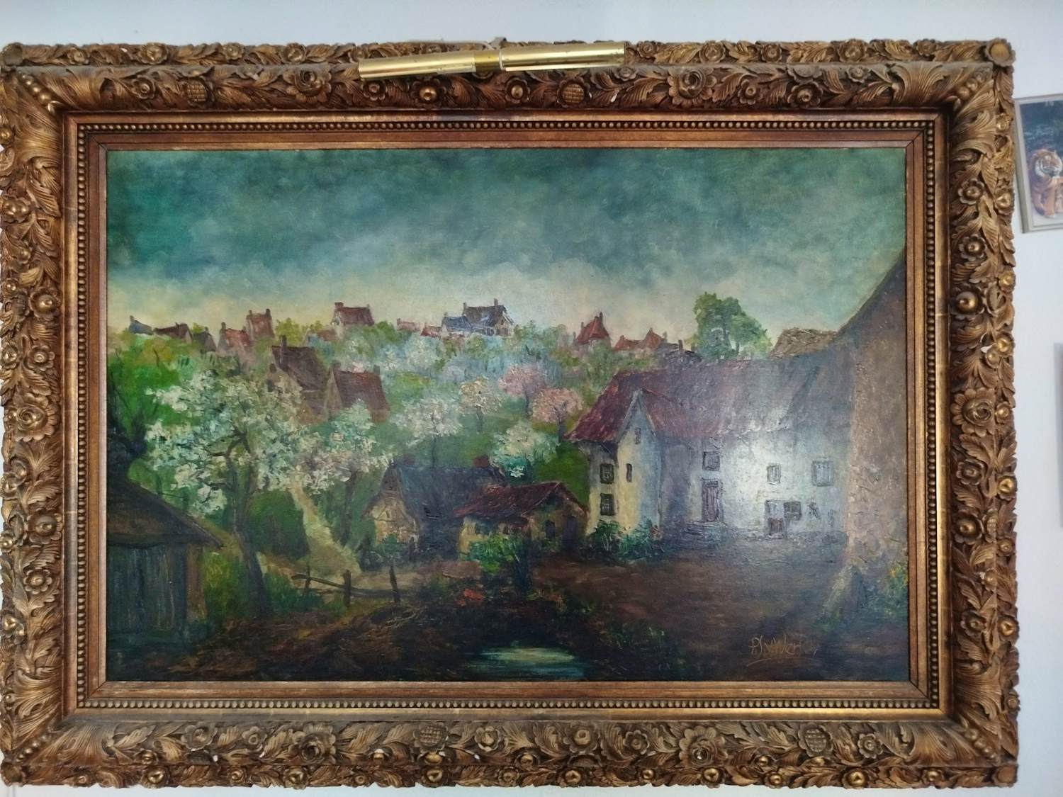 Paul van Wersch - Dorpsgezicht in de lente kopen? Bied vanaf 500!