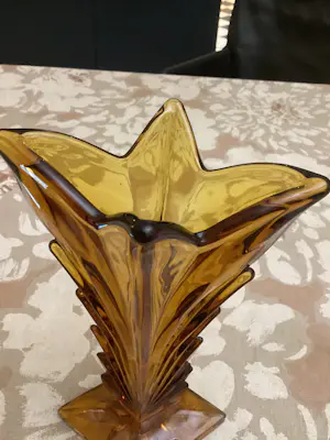 Brockwitz Glas - Art deco vaas kopen? Bied vanaf 35!