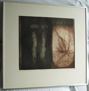 Sam Parabirsingh - Ingelijste ets, Between You and Me – 1977 – nr. 13 van 15 ex. kopen? Bied vanaf 45!