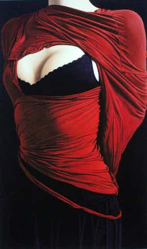 Willi Kissmer - Giclee: Het rode shirt - 2015 verkocht voor € 125!