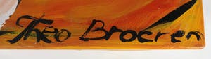 Theo Broeren - Acryl op kunststof, Tafel 6 kopen? Bied vanaf 1!