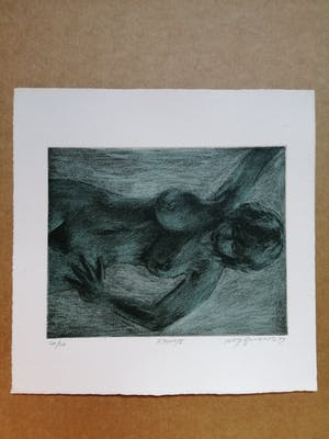 Niet of onleesbaar gesigneerd - Wolff Buchholz - Weiblicher Akt - Handgesigneerd kopen? Bied vanaf 1!