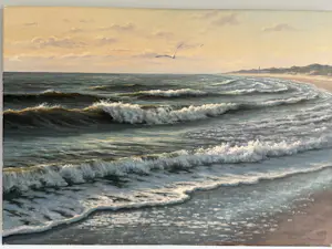 Ron Meilof - Prachtig Zeegezicht met Meeuwen kopen? Bied vanaf 1600!