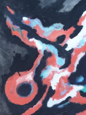 Frank Lodeizen - Abstract 1961 - Gesigneerd en gedateerd- 56 x 59 cm kopen? Bied vanaf 125!