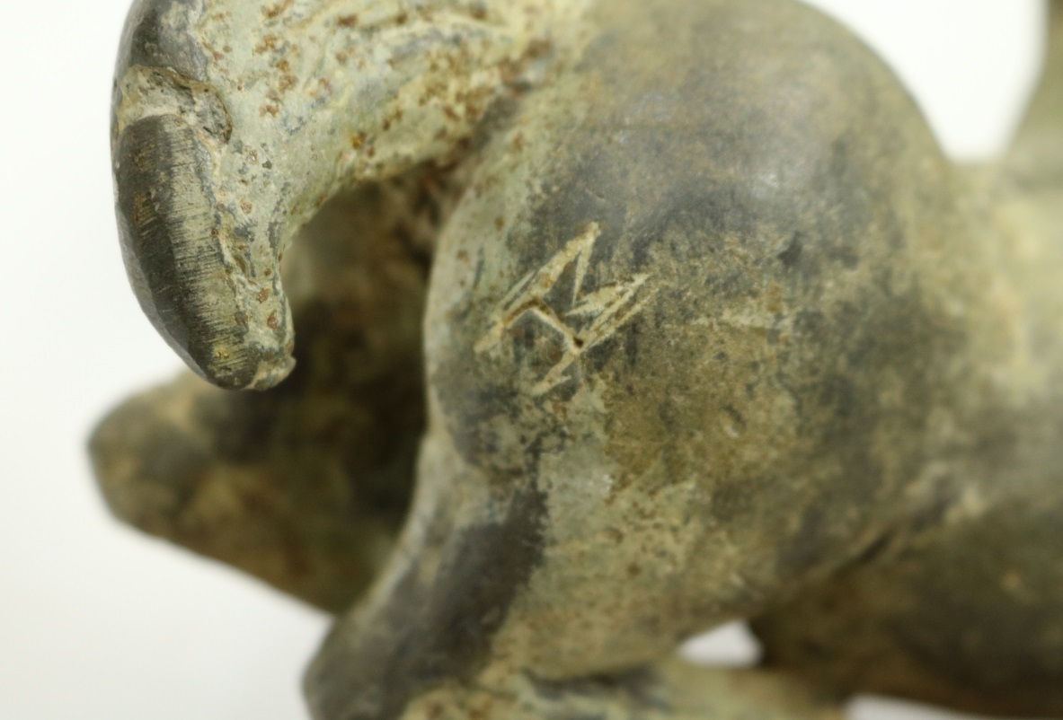 Margot Hudig-Heldring - Paard in de branding, bronzen beeld kopen? Bied vanaf 850!