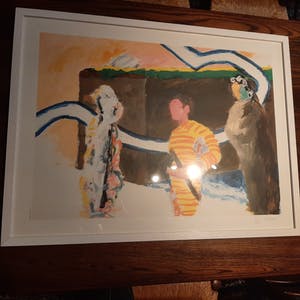 Roger Raveel - Een moeilijk gesprek kopen? Bied vanaf 800!