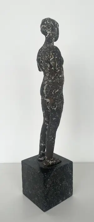 Paul de Swaaf - Brons, Staand figuur + boek! kopen? Bied vanaf 300!