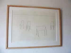 Klaas Gubbels - Zeefdruk - uit de serie Verlegen Schaduwen verkocht voor € 80!