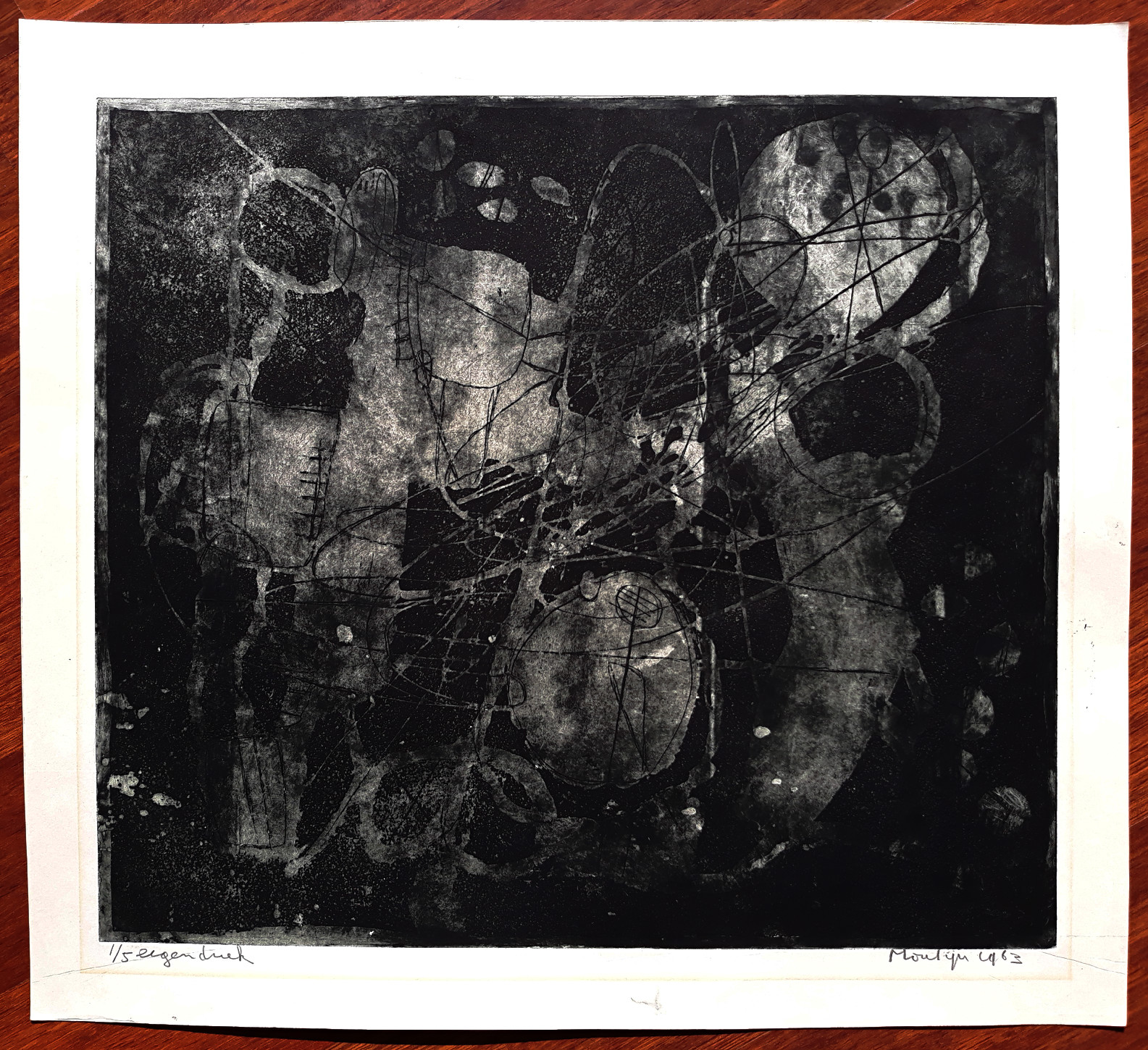 Jan Montyn - De mystici, ets (eerste druk) kopen? Bied vanaf 125!