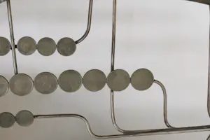 Chris Fokma - Wandobject van koper en metaal (Zeer groot en zwaar!) kopen? Bied vanaf 1!