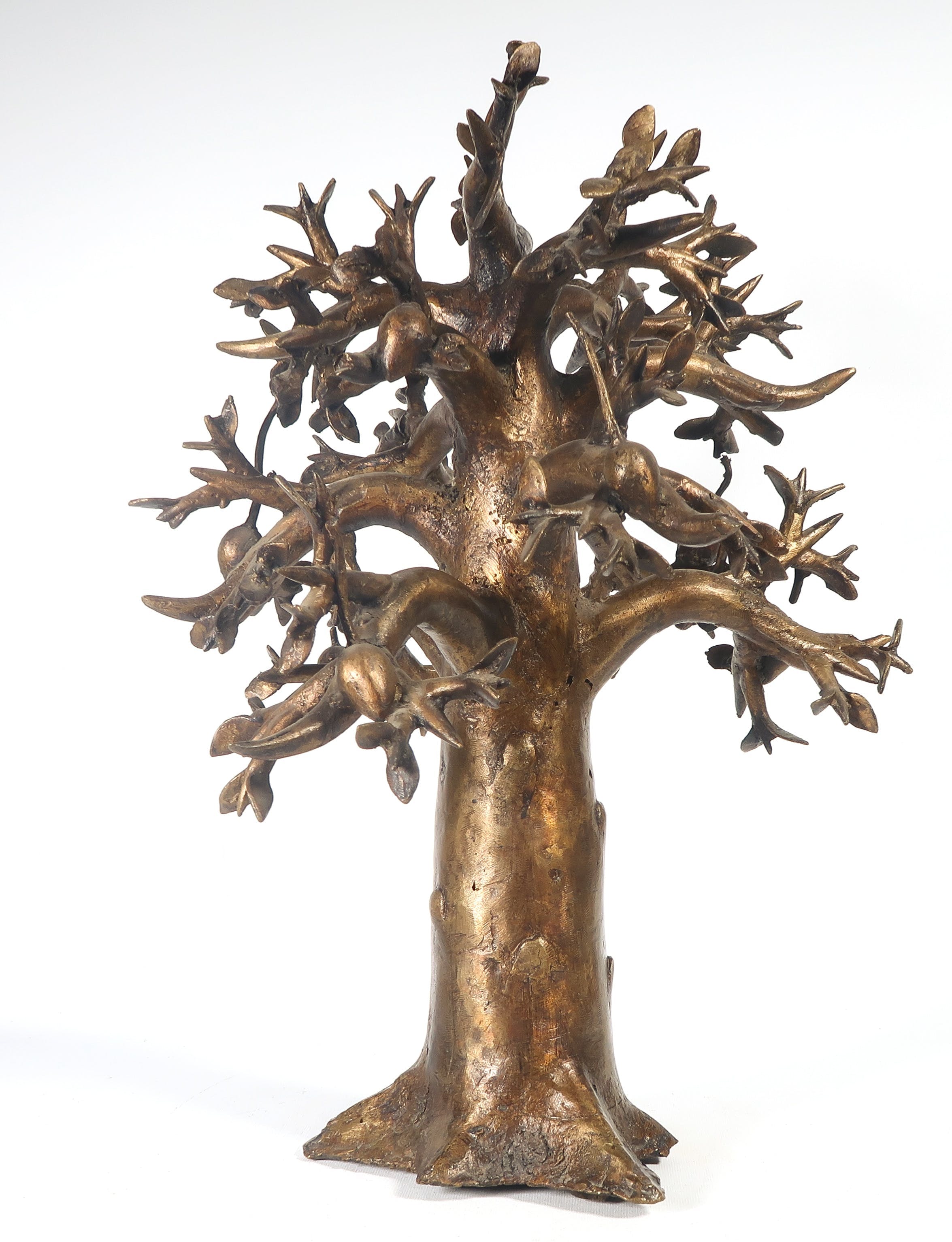 Brons (Onbekend) - Bronzen beeld, Boom verkocht voor € 100!