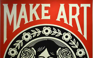 Shepard Fairey - Make Art Not War kopen? Bied vanaf 1!