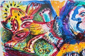 Rik van Iersel - Beestachtig - Originele litho in nieuwstaat kopen? Bied vanaf 1!