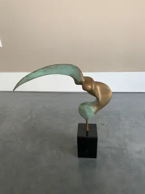 Ruurd Hallema - Bronzen beeld op sokkel kopen? Bied vanaf 110!