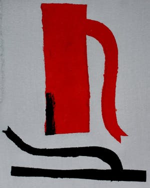 Klaas Gubbels - acryl op papier: Baselitz kopen? Bied vanaf 550!