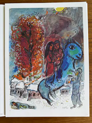 Marc Chagall - Le Village, Original-Farblithographie 1977 Mourlot 917 kopen? Bied vanaf 360!