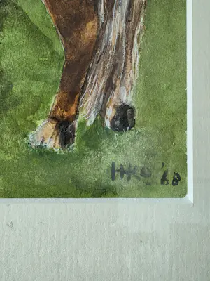 Harm Kamerlingh Onnes - Paarden in de wei in de lente kopen? Bied vanaf 425!