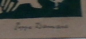 Poppe Damave - Linosnede: het gerucht kopen? Bied vanaf 35!