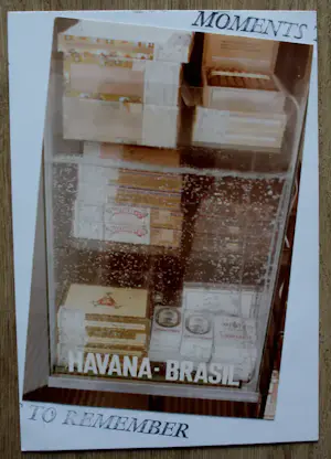 AcheterWoody van Amen - foto op kaart + Bewerkte aquarel op kaart : Havana - Brasil? Enchérissez de 99!