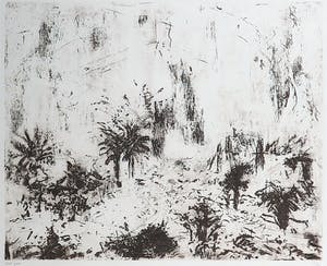 Wilfred Voet - Ets, Zonder titel - Ingelijst kopen? Bied vanaf 1!