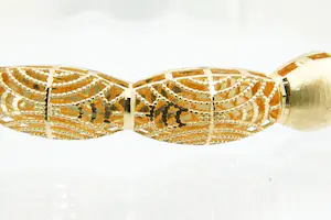 50-  Fraai bewerkte 20kt gouden armband - Arabisch filigrain - gefaseerd model kopen? Bied vanaf 560!