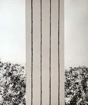 Sigurdur Gudmundsson - ets - 'Landschaft' - 1989 verkocht voor € 125!