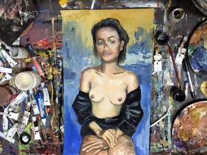 Peter Klashorst - Mooi Formaat Werk - Handgesigneerd !!! kopen? Bied vanaf 130!