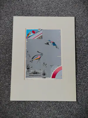 Bart Filet - erg mooie en in zeer kleine oplage (E.A. /10) gemaakte Litho "Vissers" kopen? Bied vanaf 34!