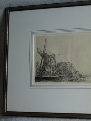 Theo Beerendonk - Rembrandt Harmensz van Rijn – ets, De Molen - De Omval - 1641 kopen? Bied vanaf 100!