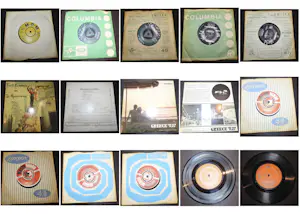 Various artists - Oude vinyl singles, 57 stuks kopen? Bied vanaf 75!