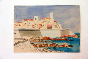 Harm Kamerlingh Onnes - Briefkaart uit Antibes verkocht voor € 50!