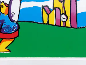 Herman Brood - Wasdag, zeefdruk (mooi ingelijst, groot) kopen? Bied vanaf 350!