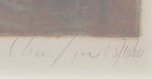 Thea Figee - Monotype, Zonder Titel - Ingelijst kopen? Bied vanaf 35!