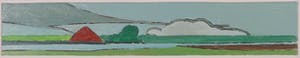 Paul Overhaus - Olieverf op board, Panorama landschap platteland kopen? Bied vanaf 60!