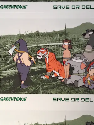 Banksy - Save or delete (Greenpeace) kopen? Bied vanaf 1!