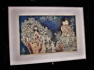 Abraham Yakin - 1924-Israel - grote Litho "Women over Jerusalem" gesigneerd - oplage 98 kopen? Bied vanaf 20!
