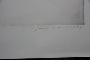 Kees Spermon - Kees Spermon - ets/aquatint: zonder titel - 1969 kopen? Bied vanaf 45!