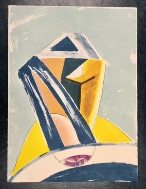Martin Engelman - Abstracte compositie kopen? Bied vanaf 45!
