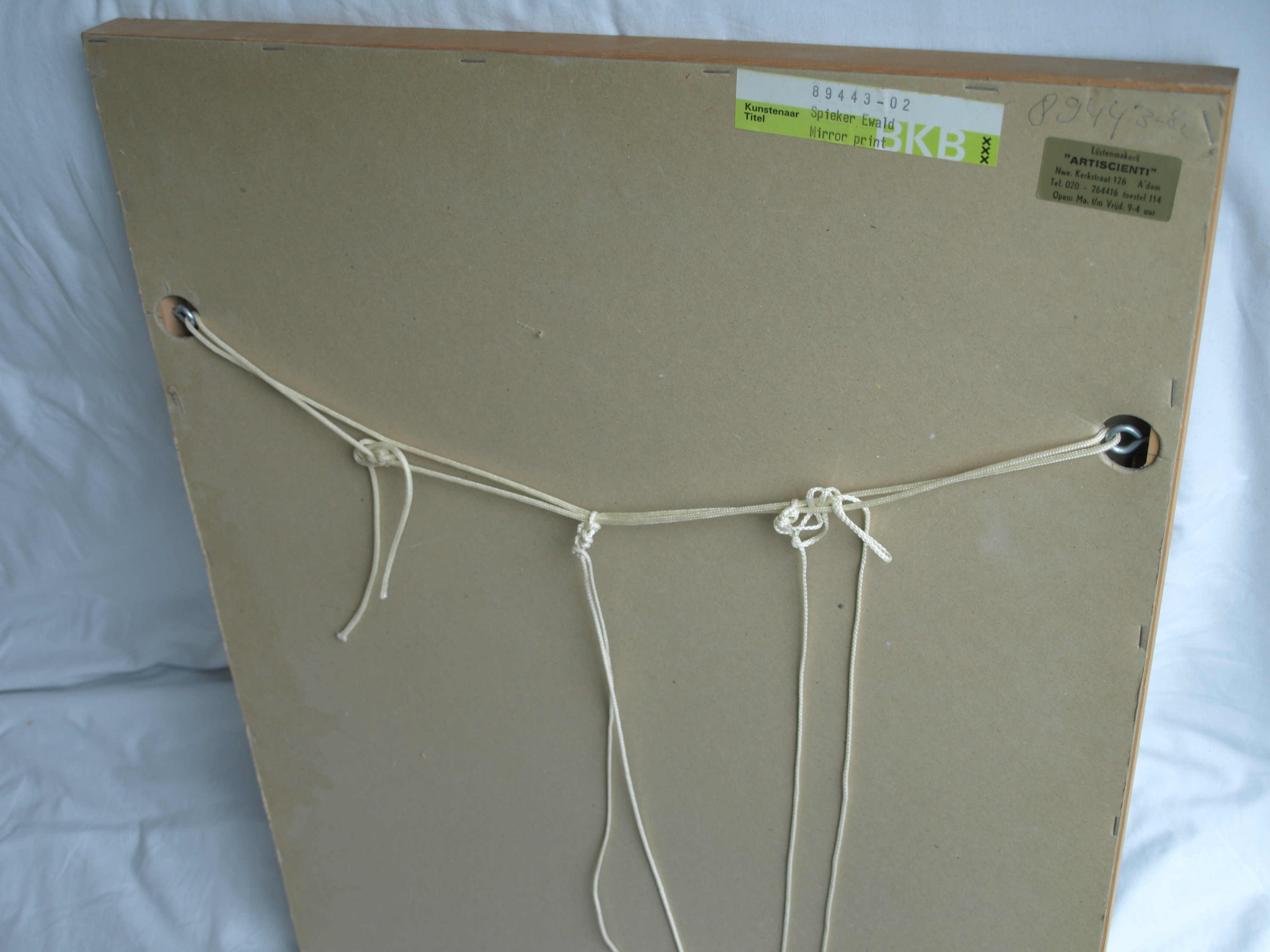 Ewald Spieker - Zeefdruk , Mirror Print “Choice” – gesigneerd & ingelijst - 1980 kopen? Bied vanaf 1!